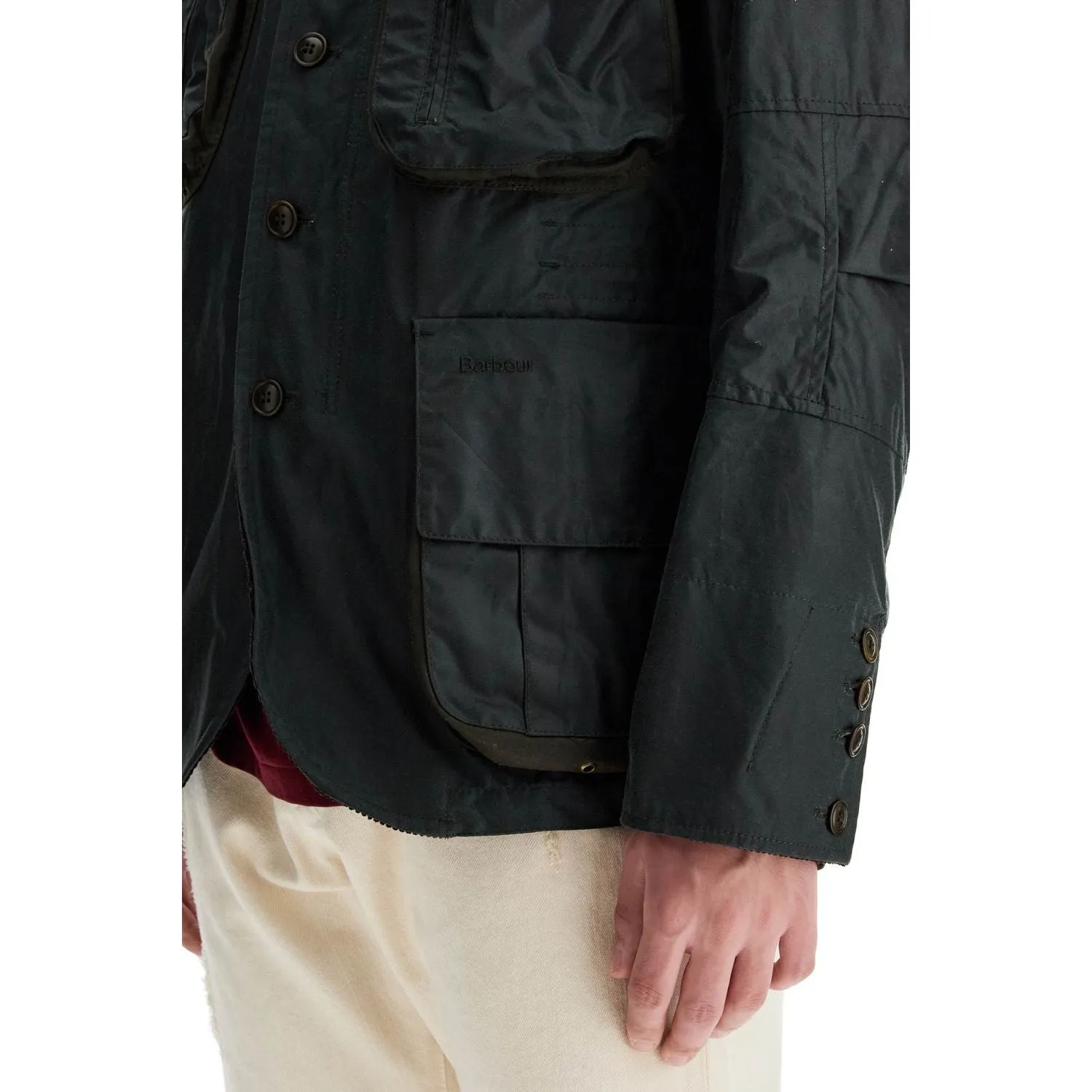 Barbour x TOKITO outland waxed jacket