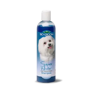 Bio-Groom Super White Coat Brightener Shampoo for Dogs 12oz