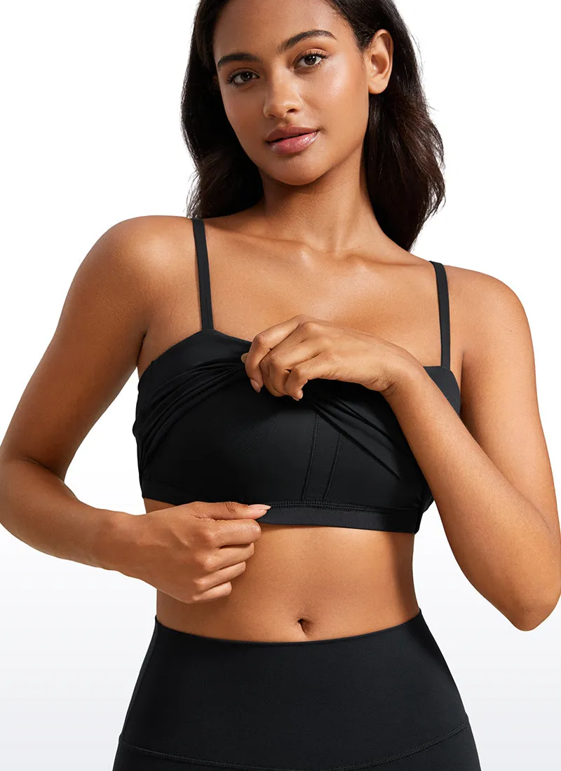 Butterluxe Adjustable Spaghetti Strap Built in Bra Tanks