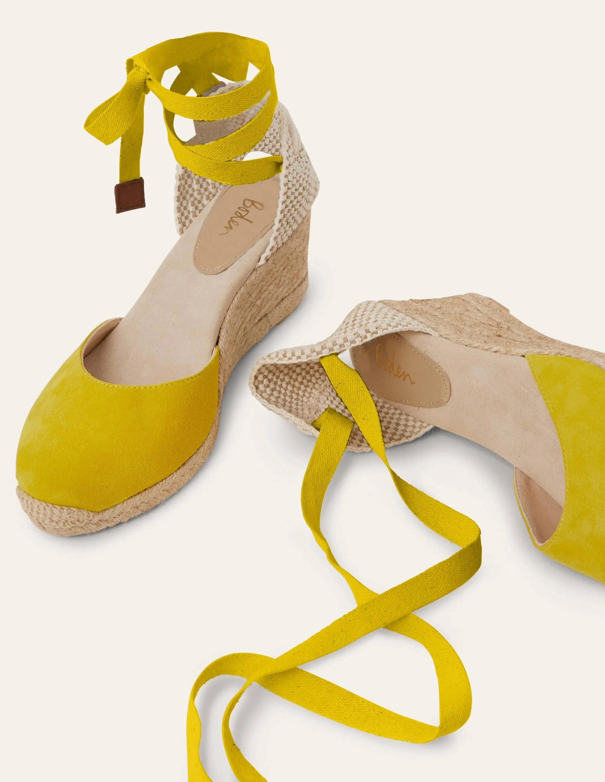 Cassie Espadrille Wedge-Chartreuse