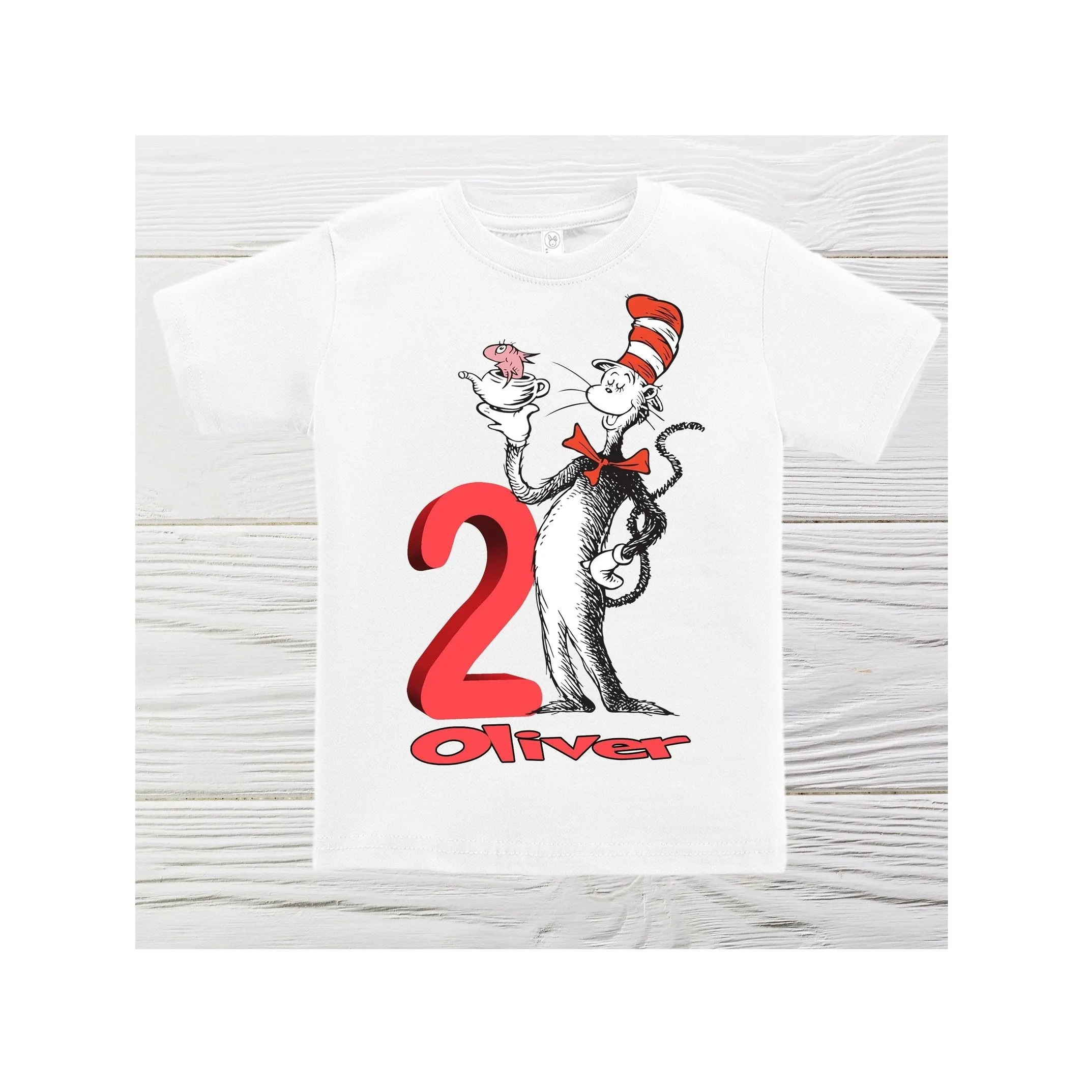 Cat in the hat shirt Toddler Cat in the Hat Birthday Shirts | Toddler Cat in the Hat personalized shirt | Custom shirts