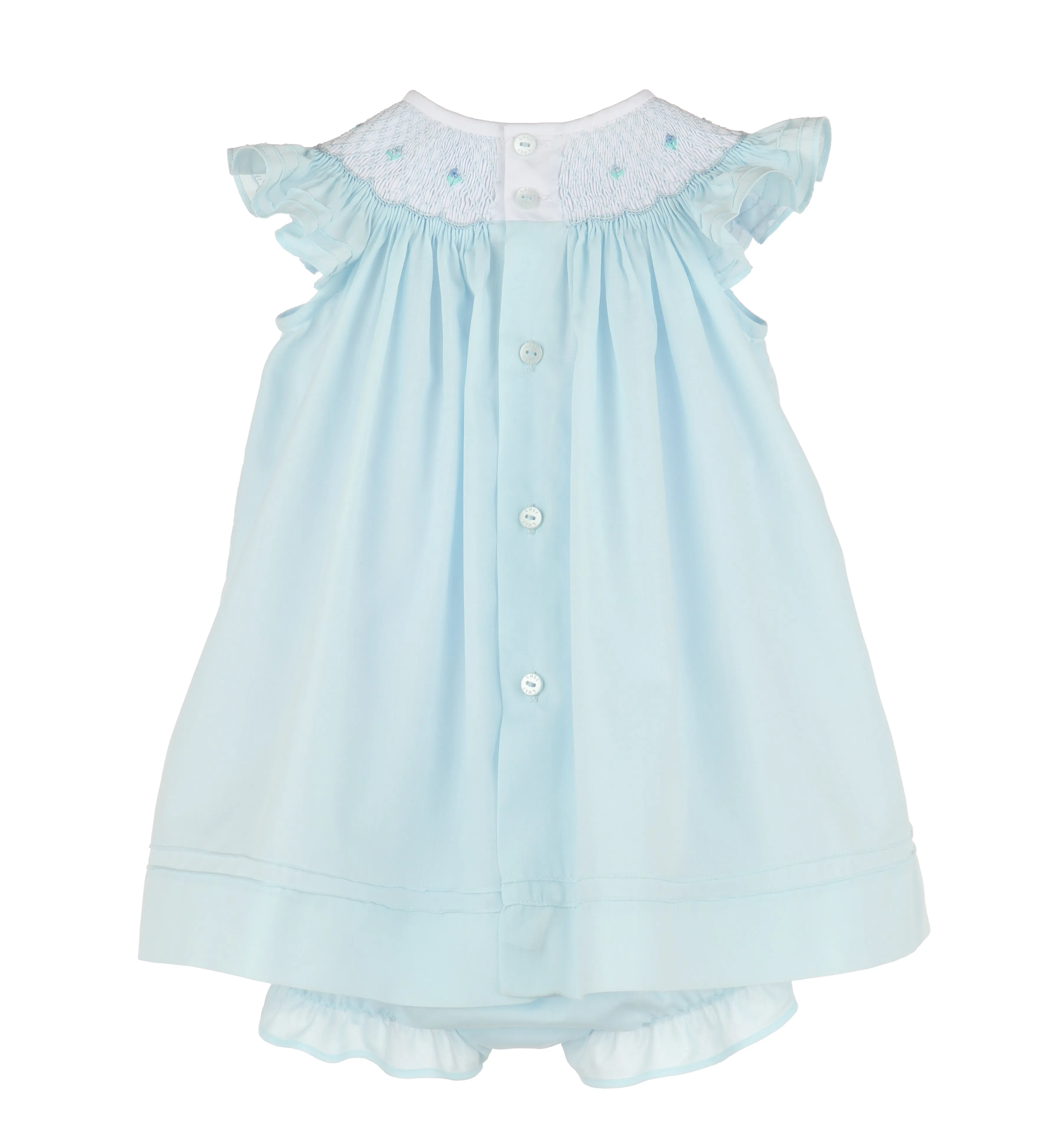 Classic Smocked Bishop Dress w/Bloomer