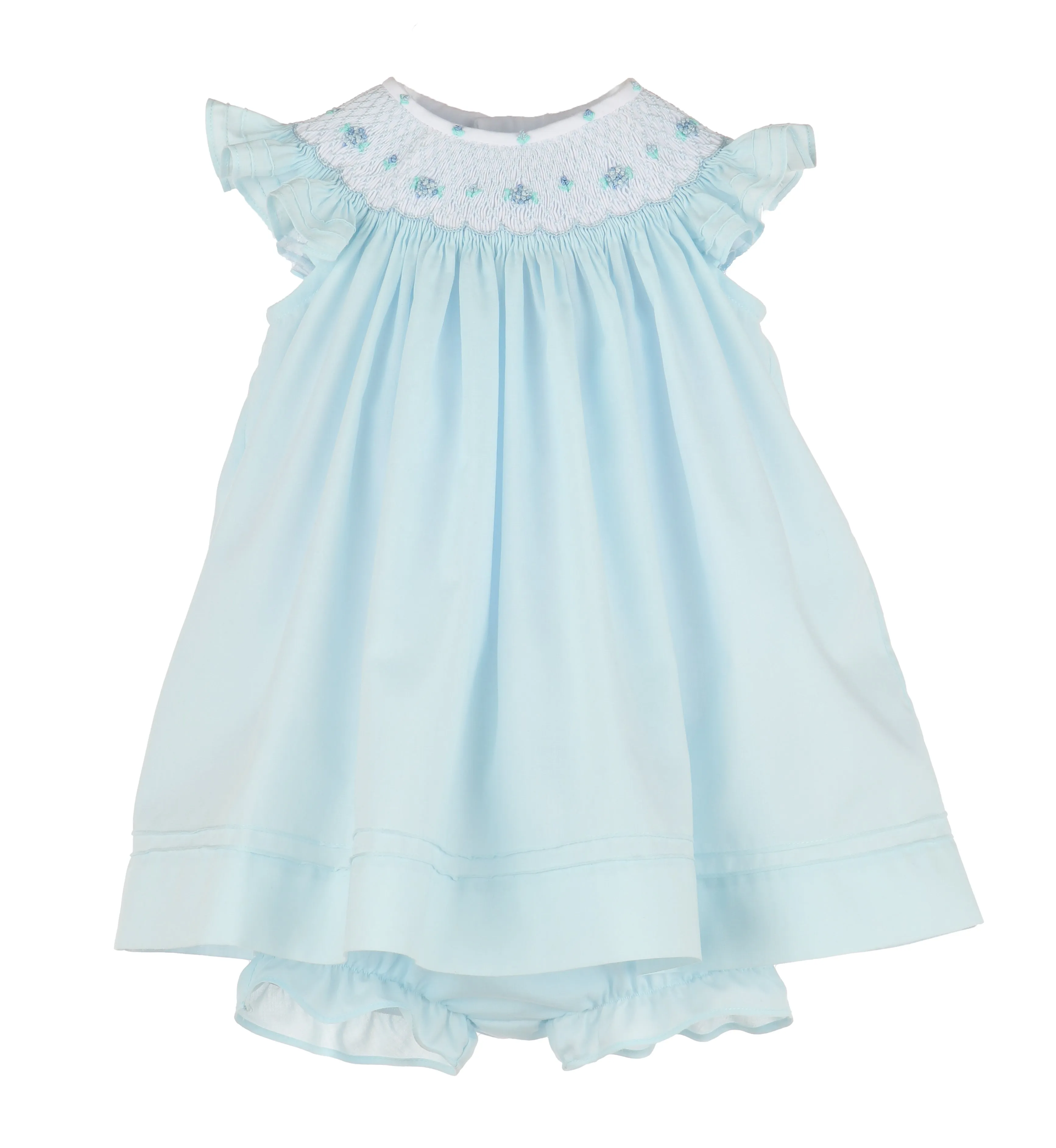 Classic Smocked Bishop Dress w/Bloomer