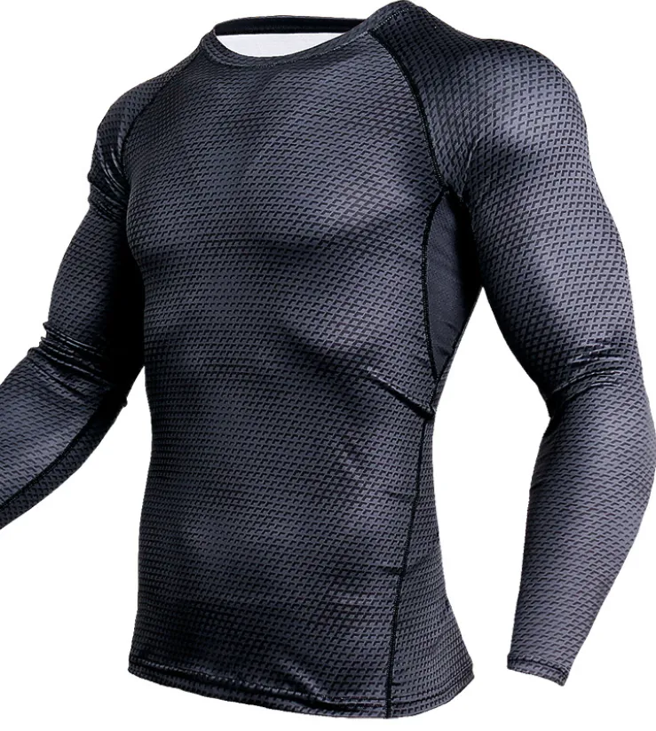 Compression Shirt Men Gym Running Shirt Quick Dry Breathable