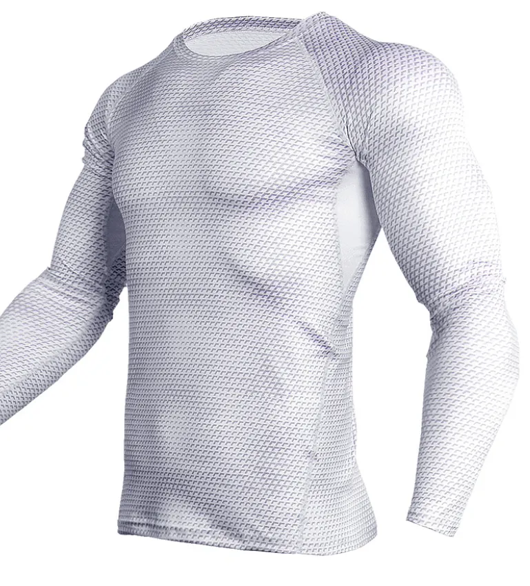 Compression Shirt Men Gym Running Shirt Quick Dry Breathable