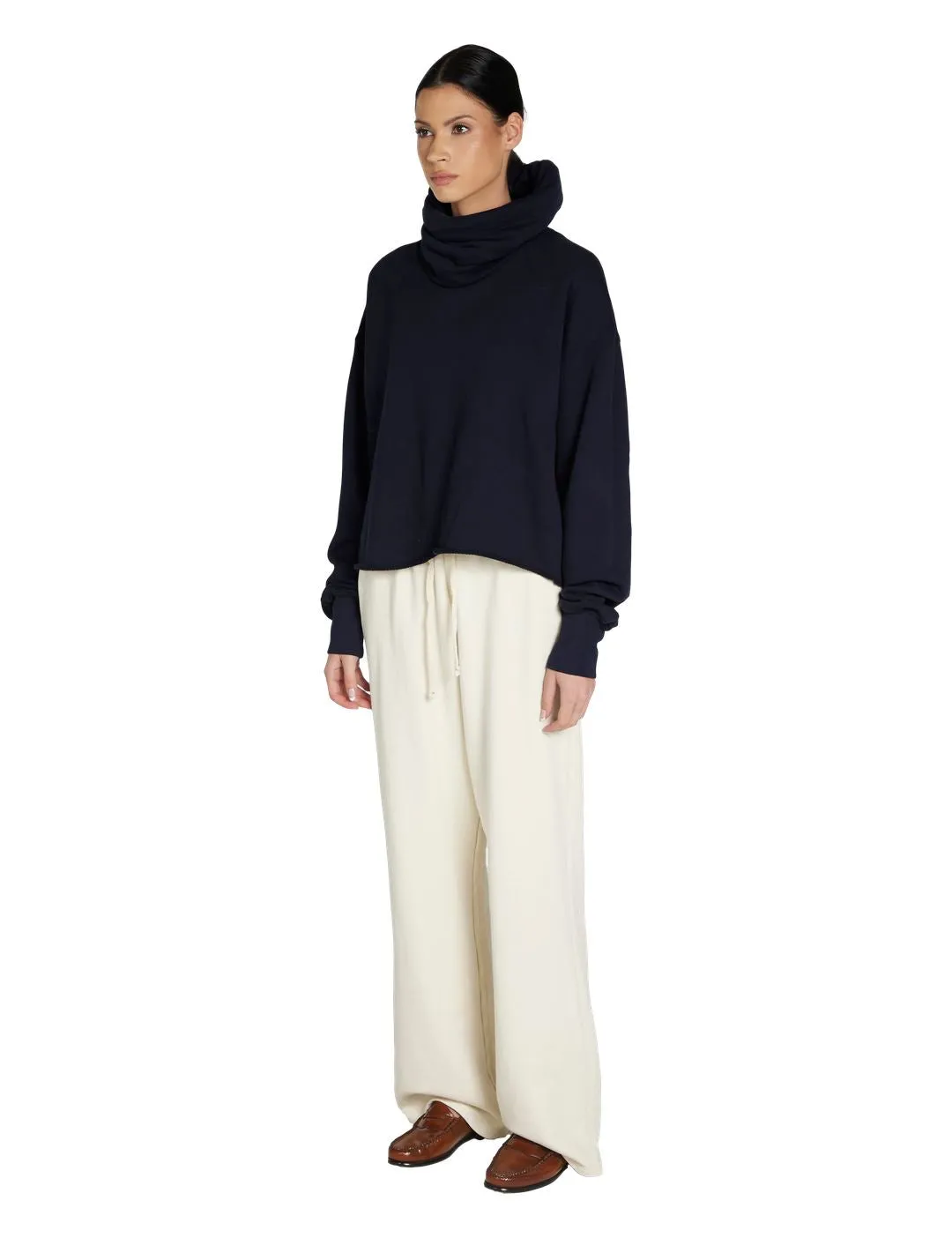 Corey Crop Cowl  Neck