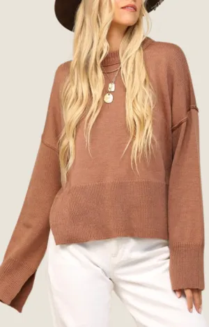 Delphine Rustic Clay Sweater