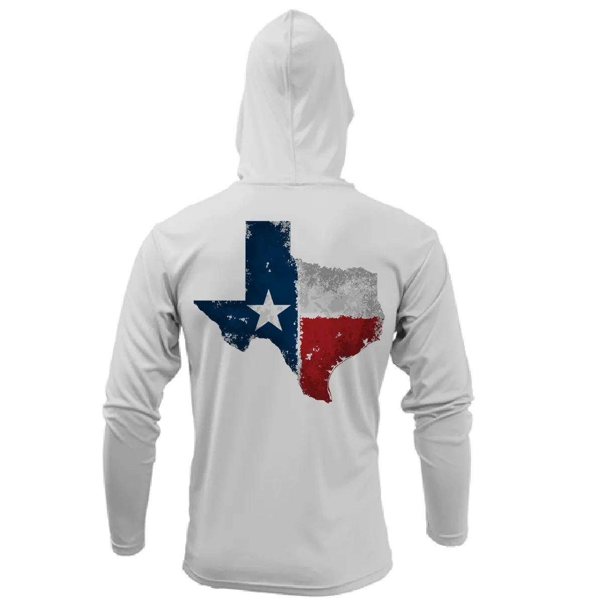 DFW State of Texas Freshwater Born Men's Long Sleeve UPF 50  Dry-Fit Hoodie