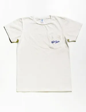 FINAL SALE: Logo Tee with Pocket - White