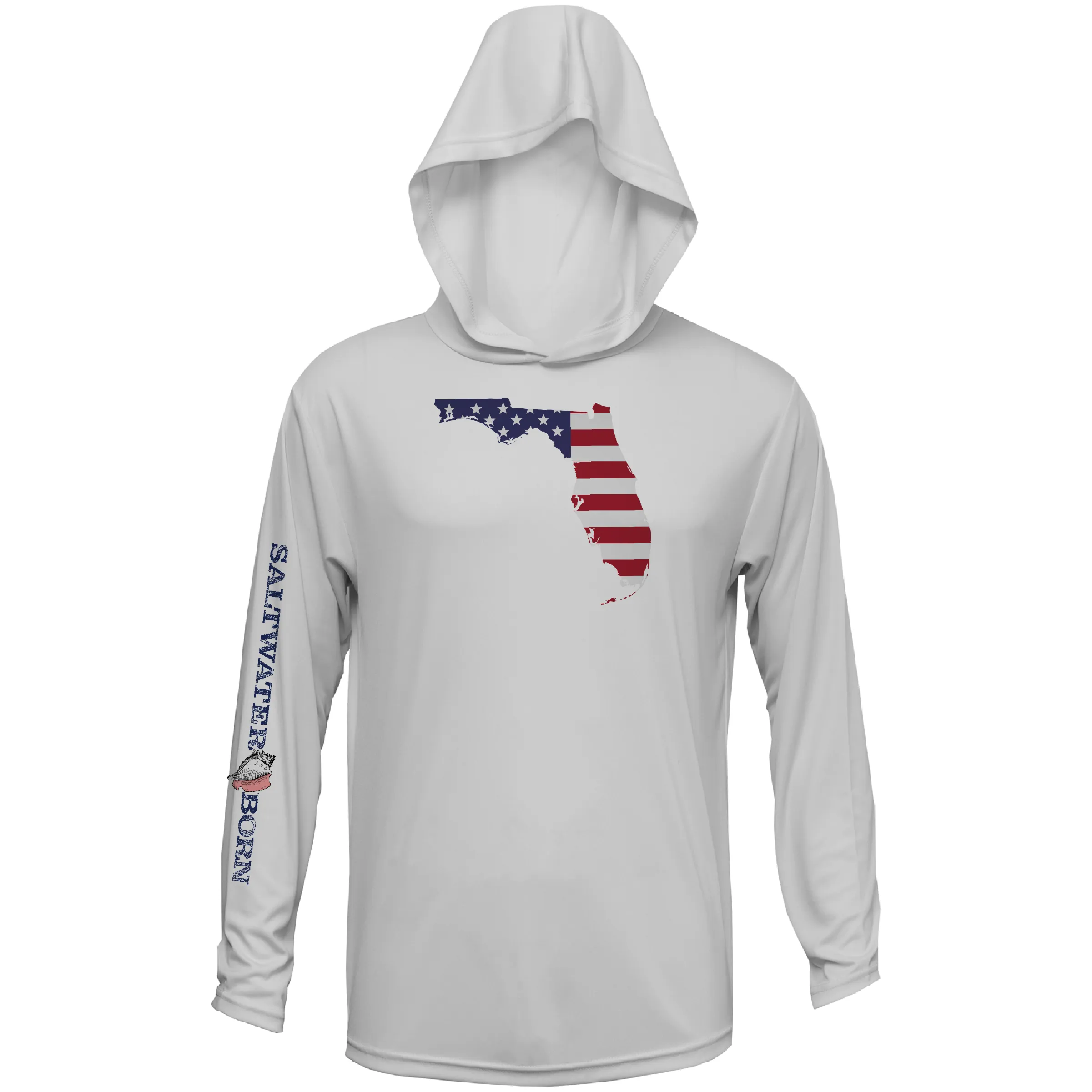 Florida USA Long Sleeve UPF 50  Dry-Fit Hoodie