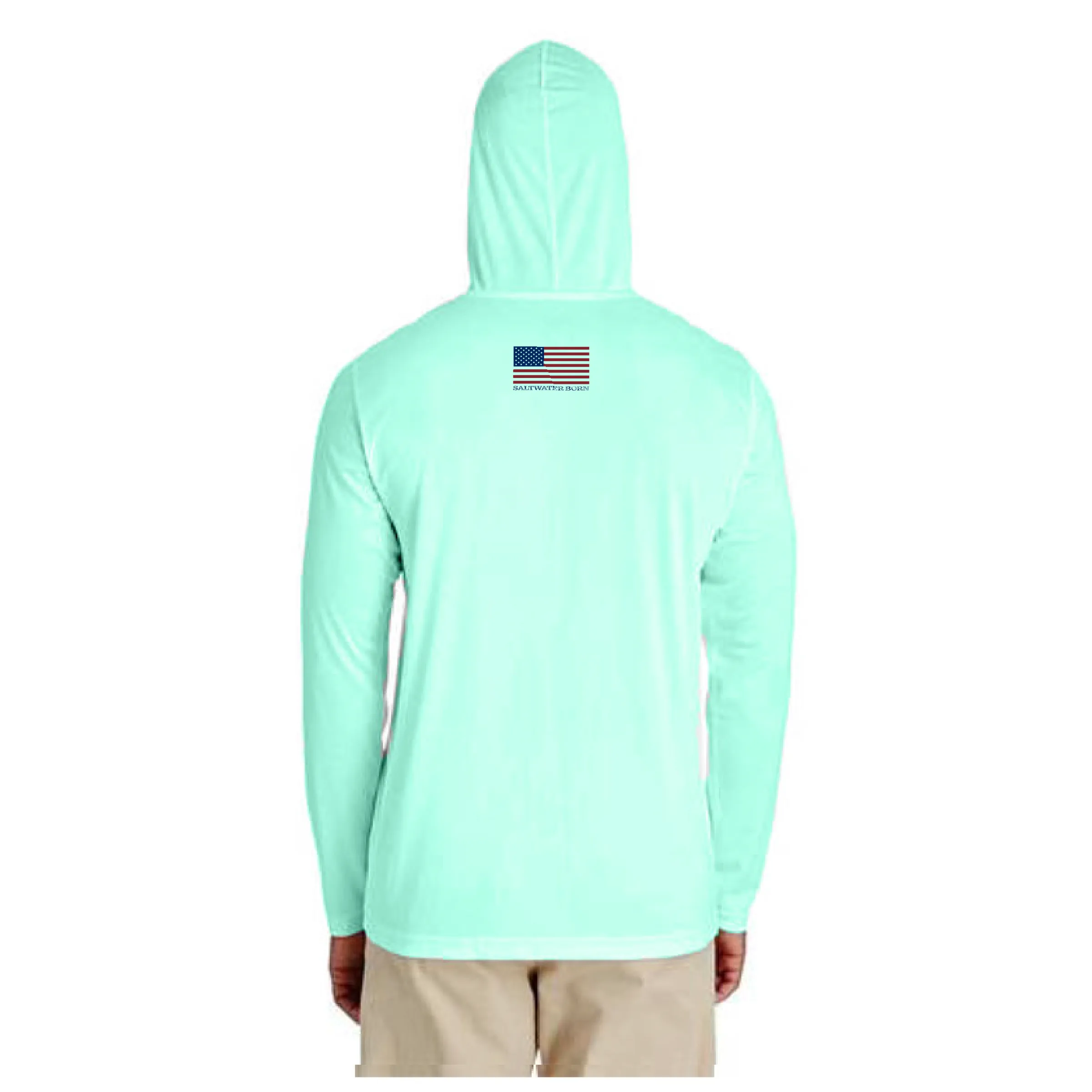 Florida USA Long Sleeve UPF 50  Dry-Fit Hoodie