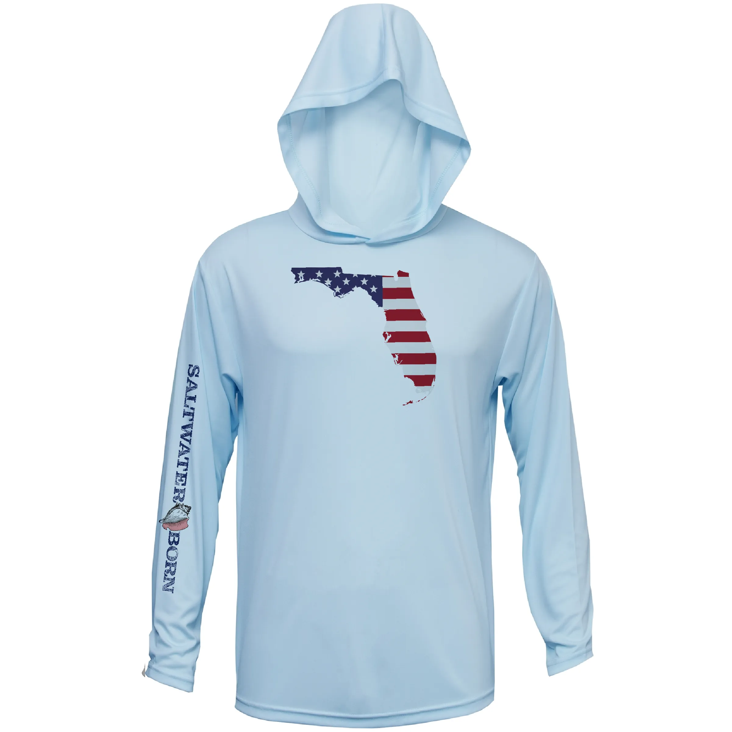 Florida USA Long Sleeve UPF 50  Dry-Fit Hoodie