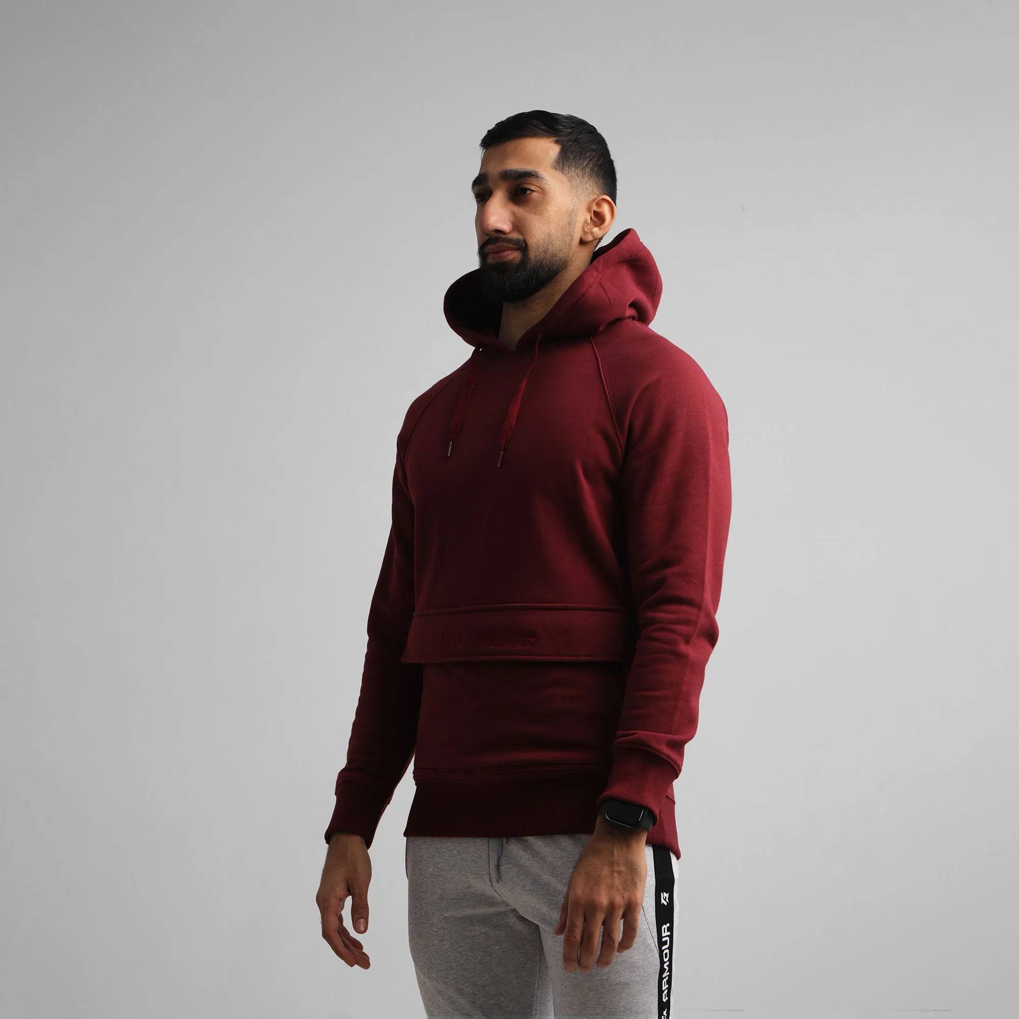 GA Envelop Pocket Hoodie (Maroon)