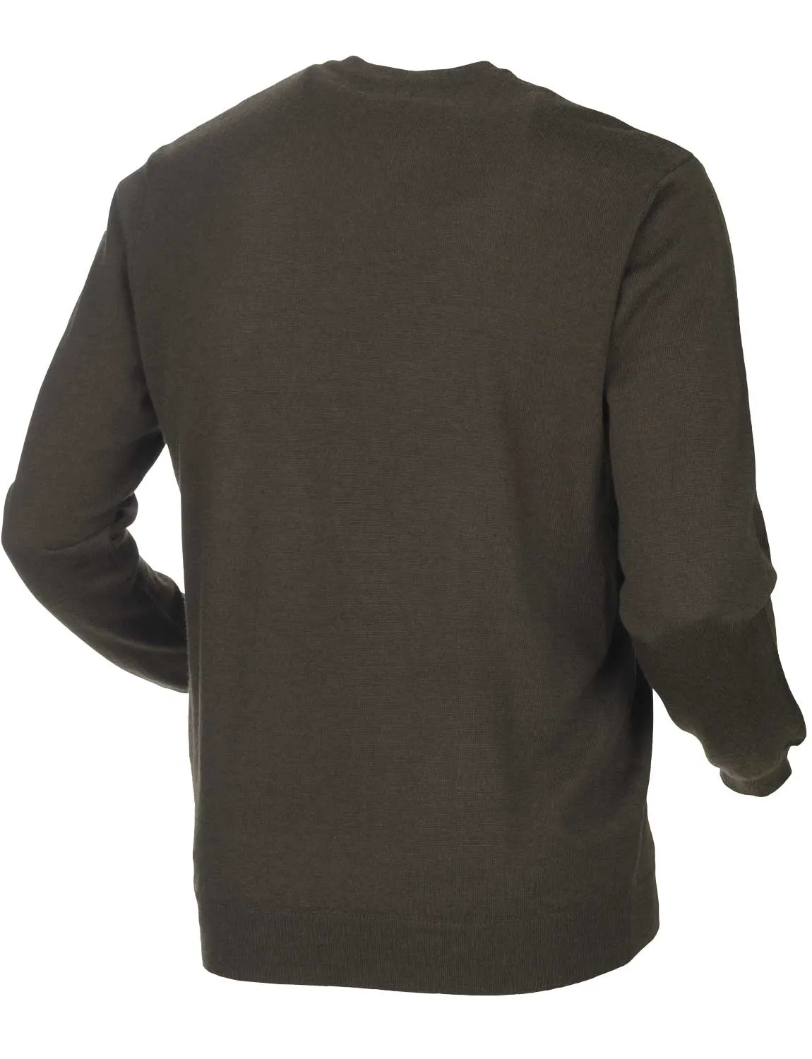 HARKILA Glenmore Pullover - Mens Merino Knitwear - Demitasse Brown