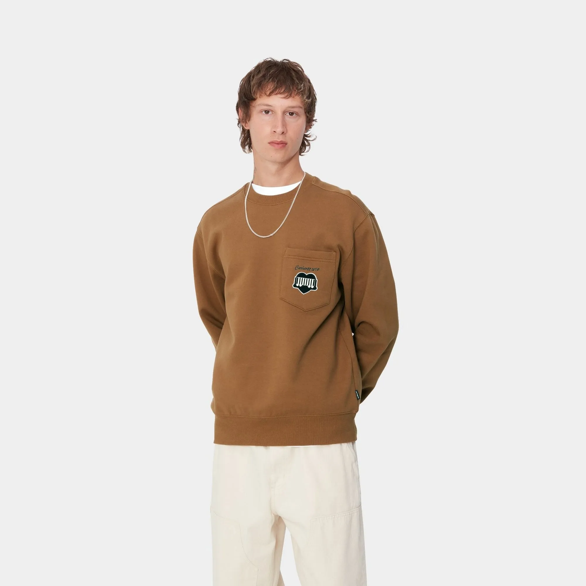 Heart Train Pocket Sweatshirt | Hamilton Brown