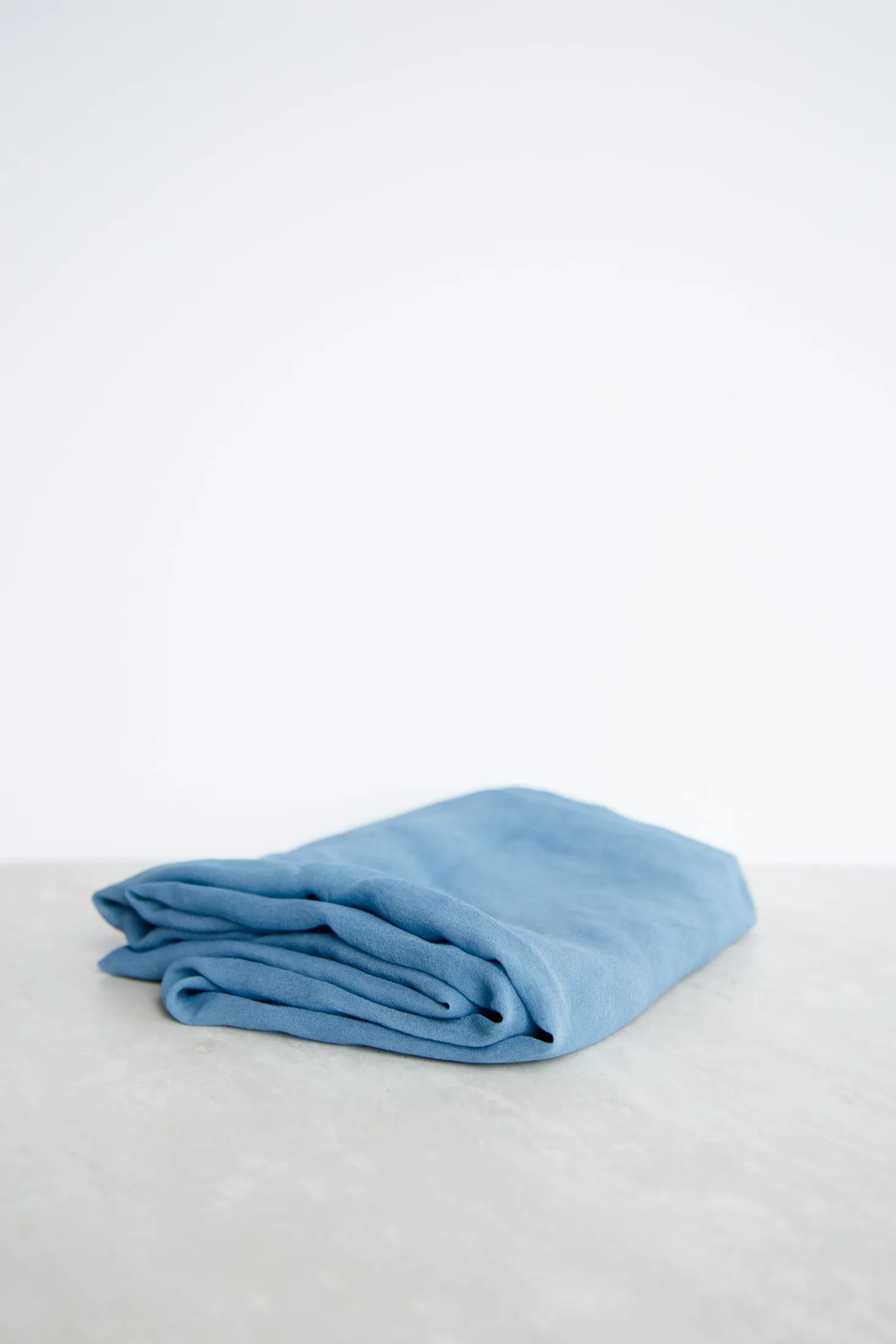 Indigo Silk Chiffon Styling Cloth