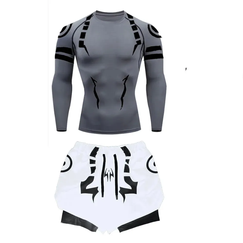 Jujutsu Kaisen Compression Set for Fitness 3D high quality