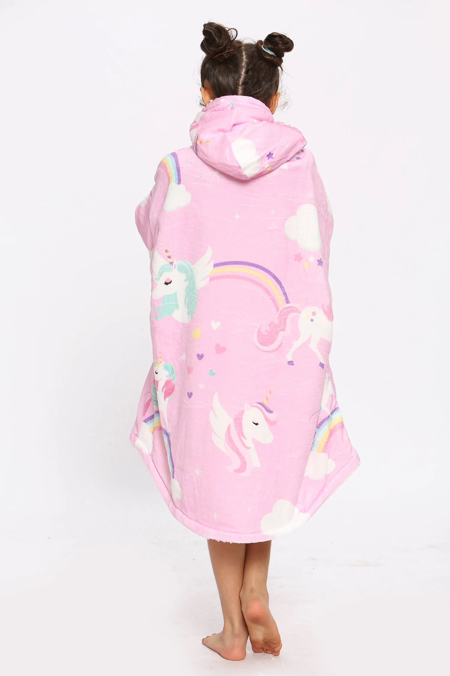 Kids Unicorn Blanket Hoodie