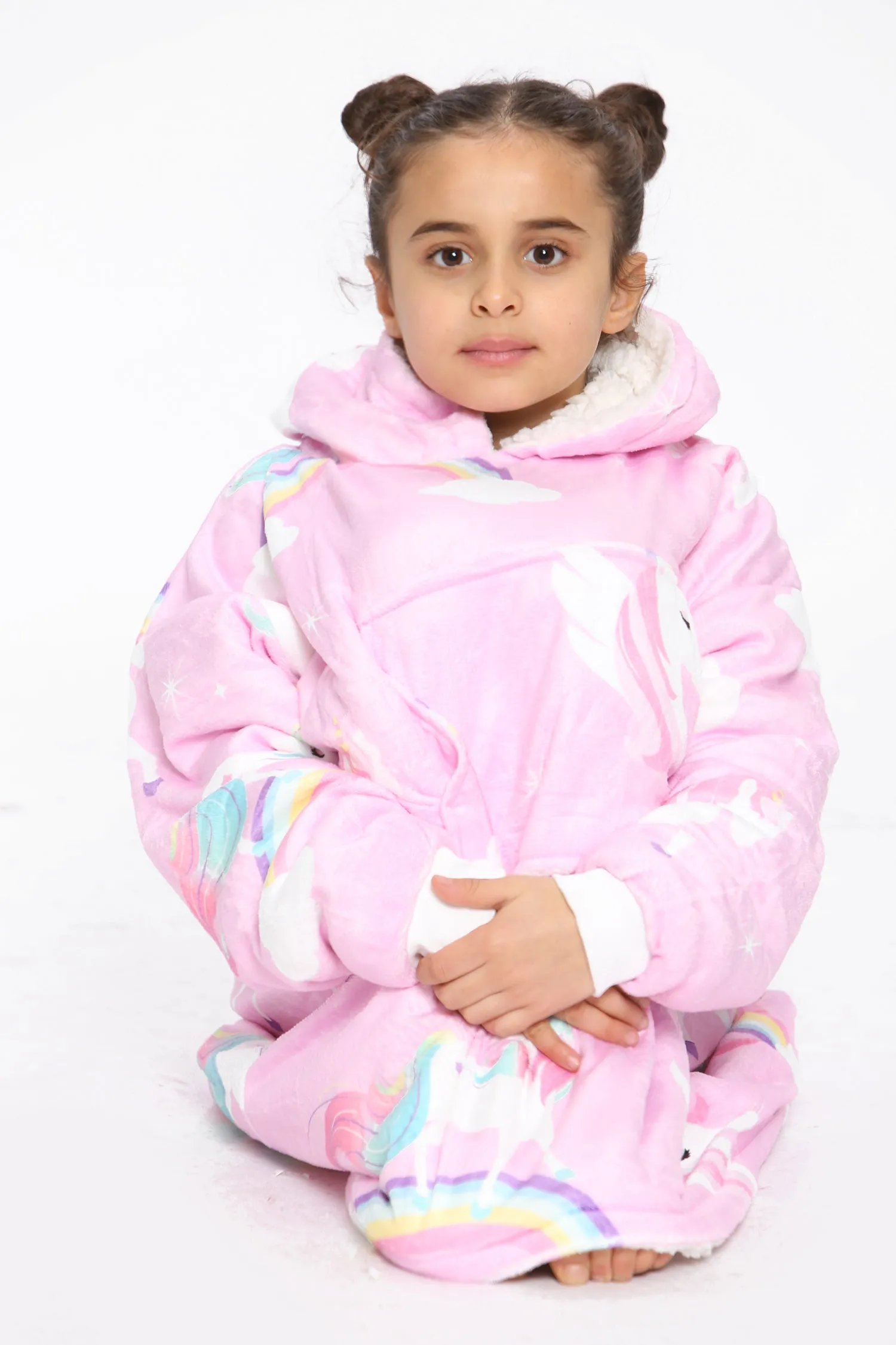 Kids Unicorn Blanket Hoodie