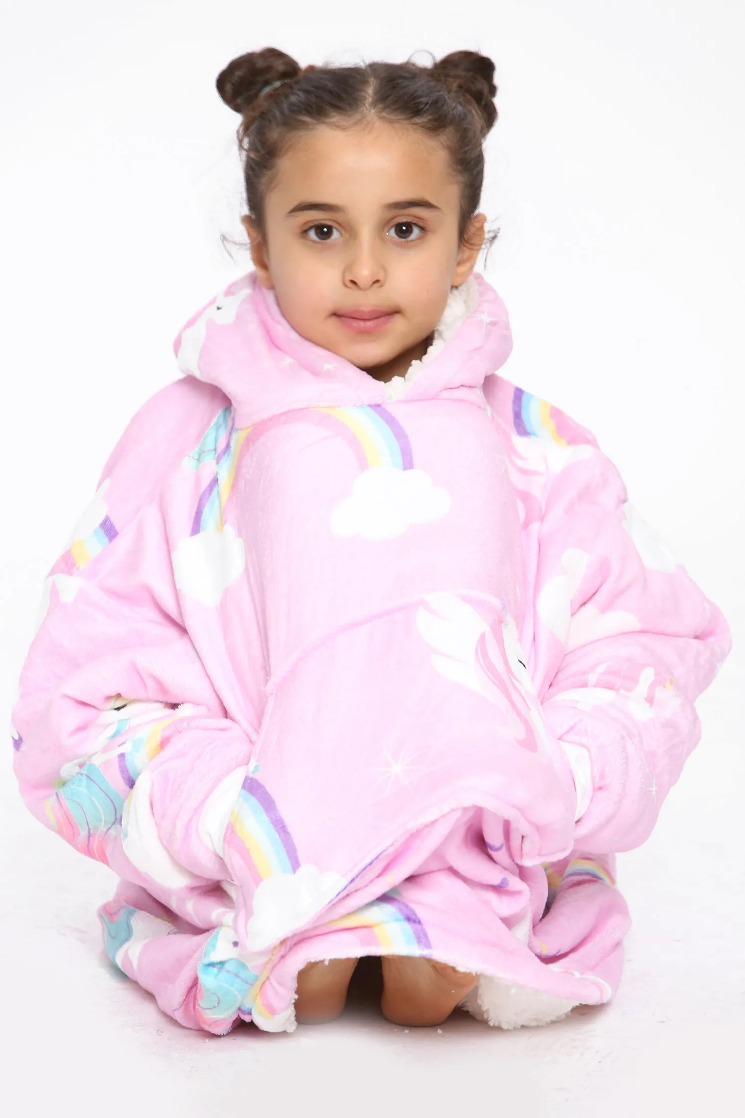 Kids Unicorn Blanket Hoodie