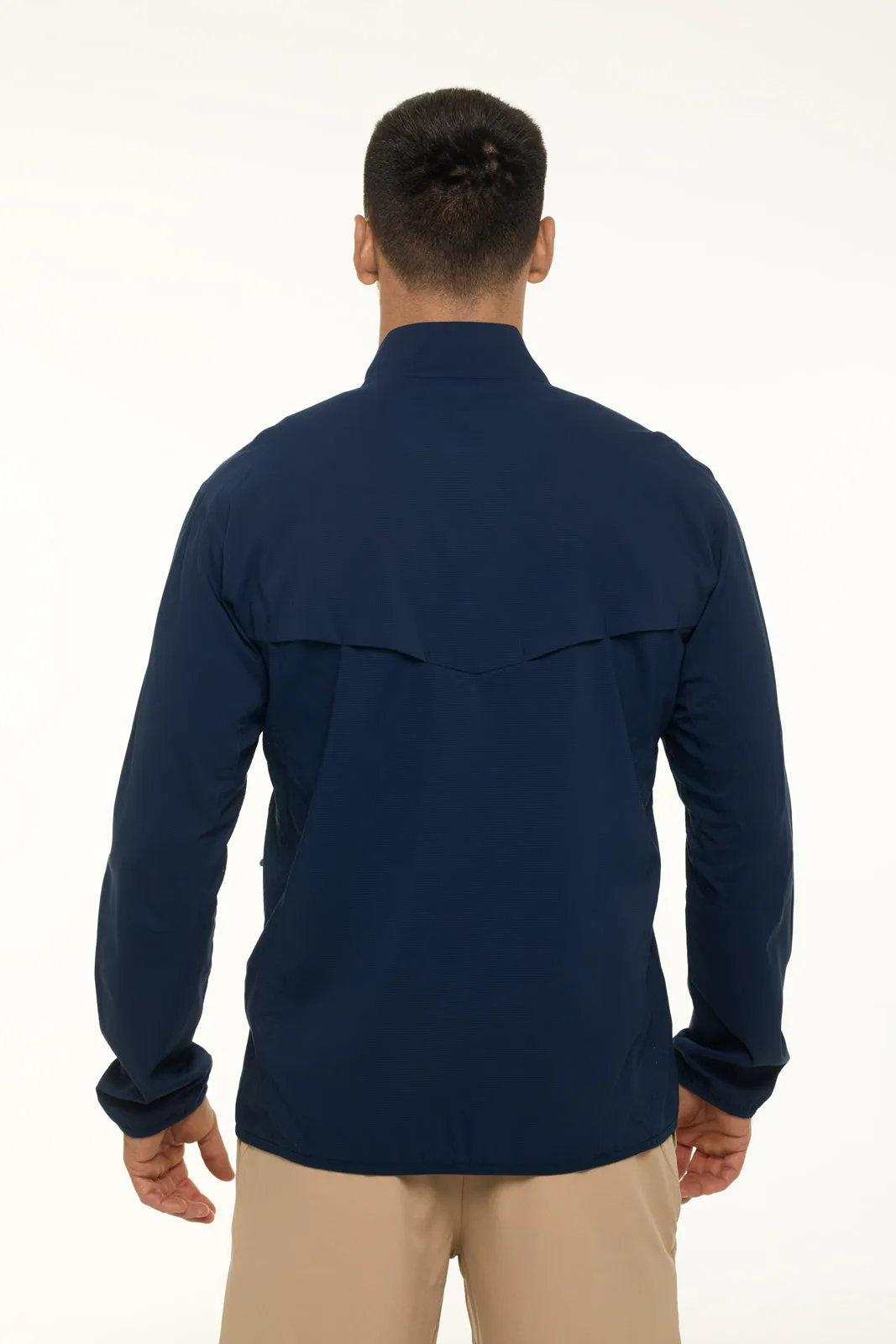 Men's Arcadian Packable Sunblock Jacket  |  Navy