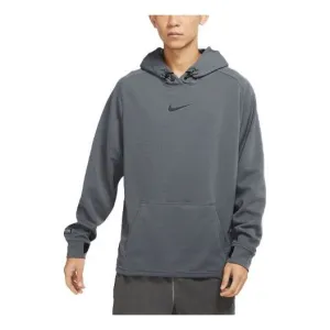 Men's Nike Pro Knit Training Pullover Breathable Gray Sweatshirt