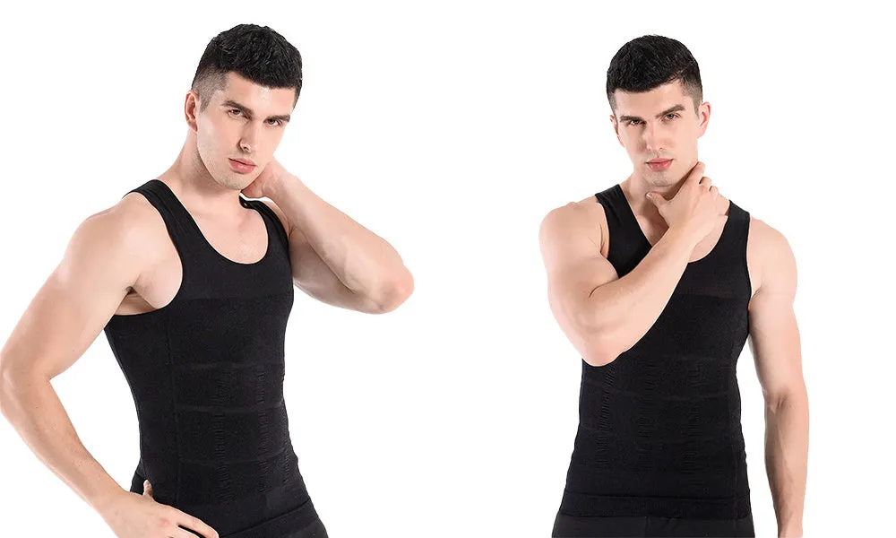 Men's Slimming Vest Body Tank Shaper Compression Shirt Sleeveless