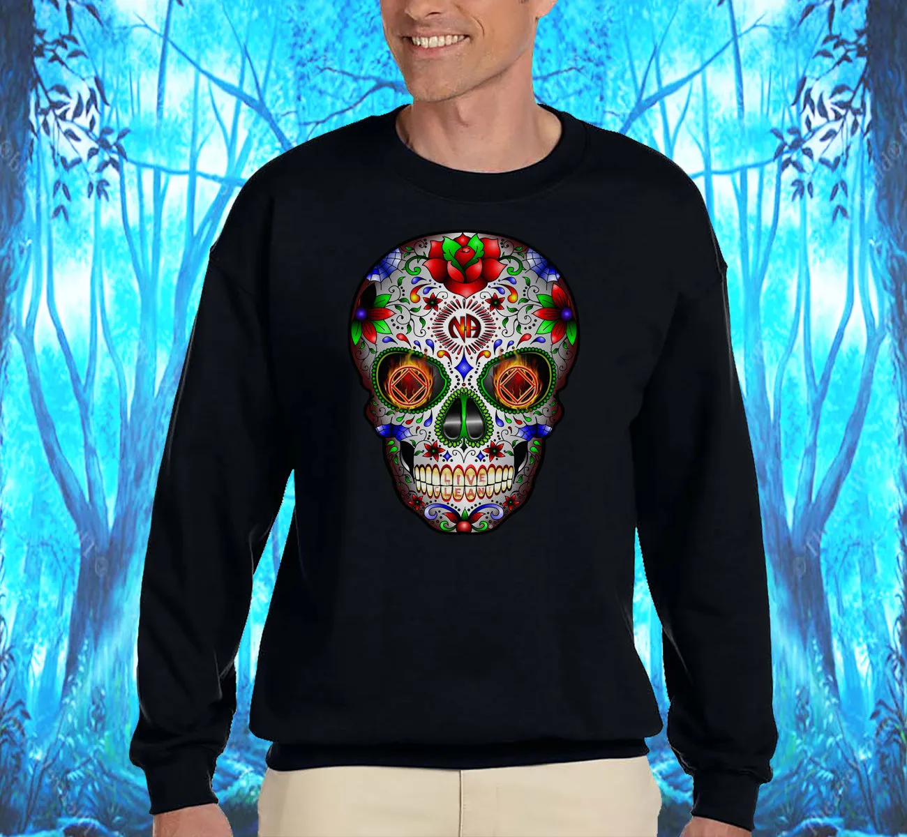 NA Sugar Skull Sweatshirt