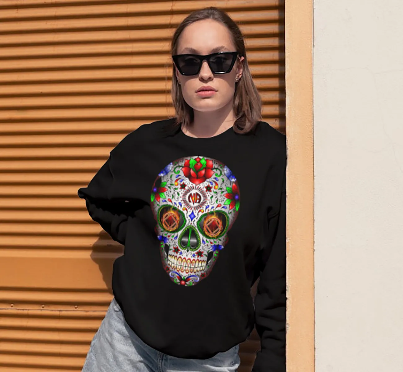 NA Sugar Skull Sweatshirt