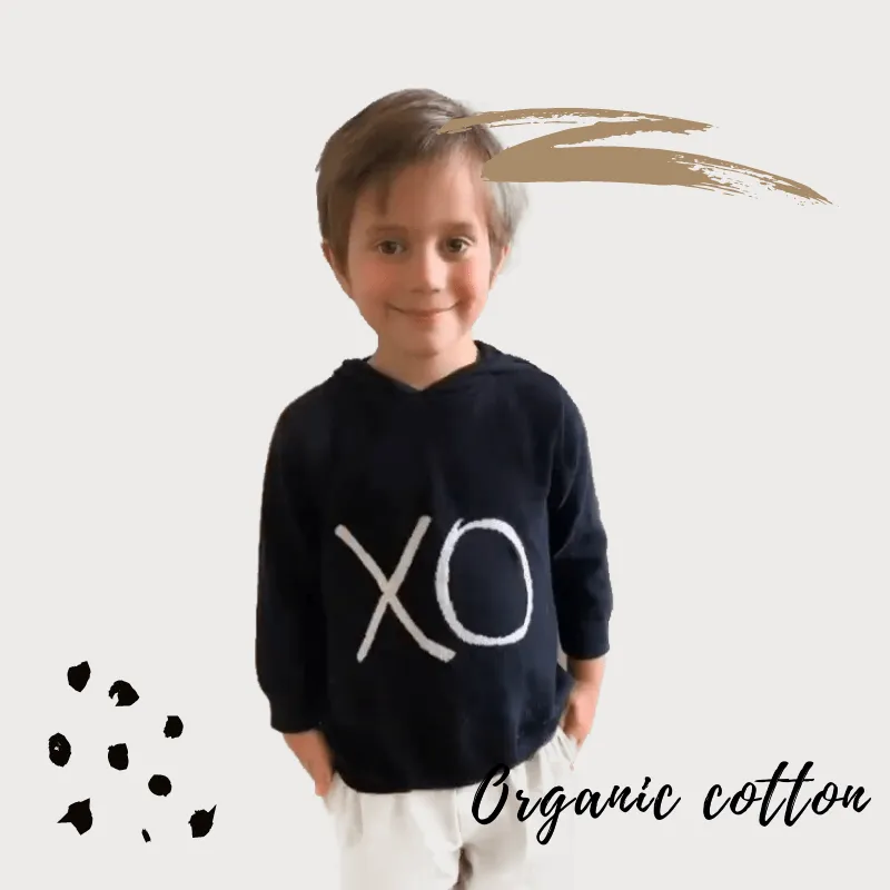 Organic Cotton Knit Hoodies, Jackets and Pullovers