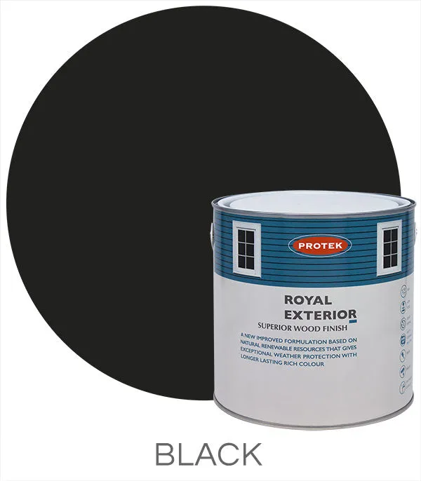 Protek Royal Exterior Wood Finish in Black