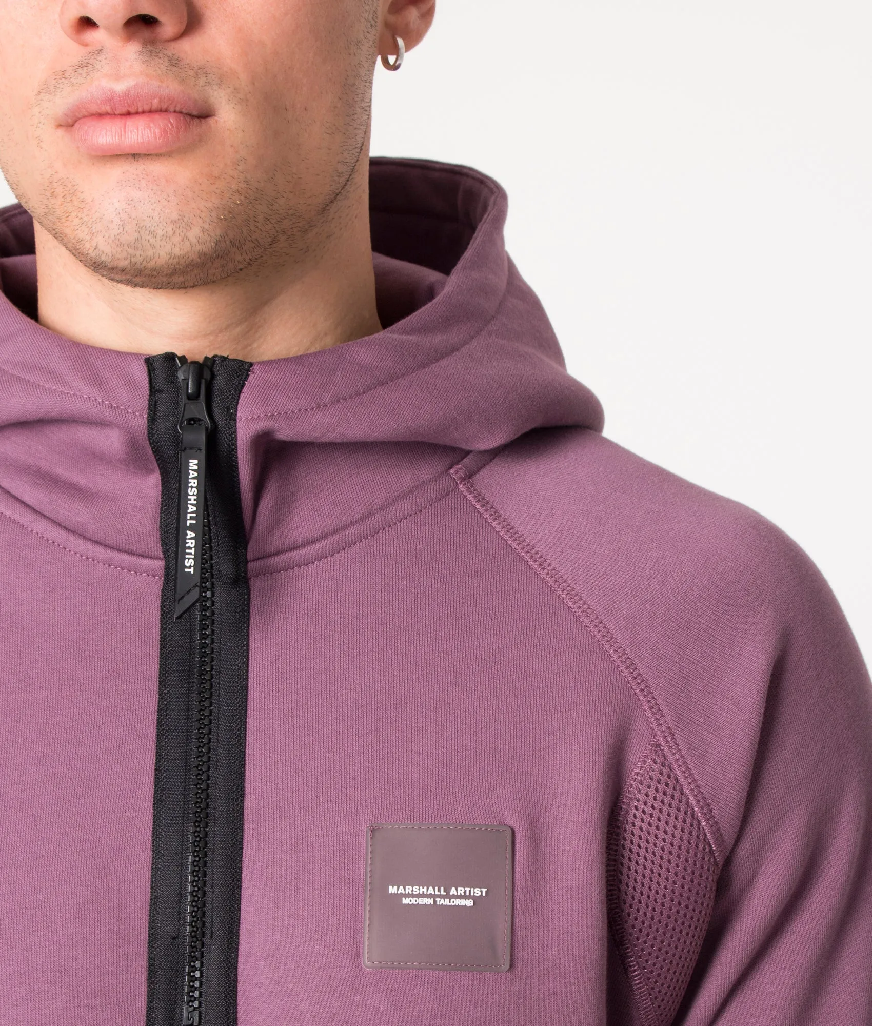 Quarter Zip Insigna Hoodie