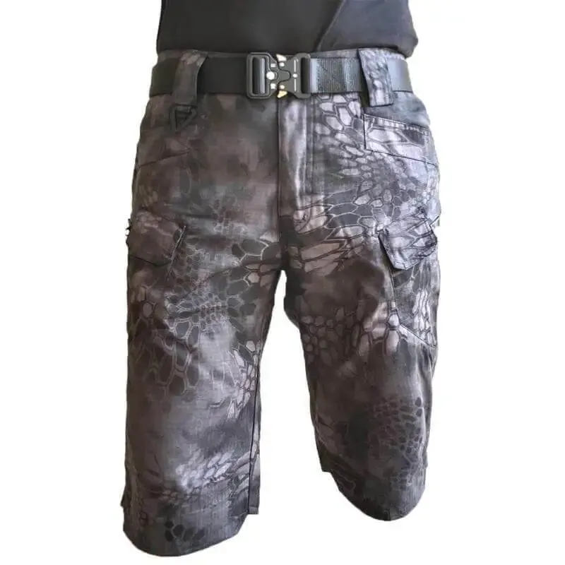 Shorts Men Urban Military Waterproof Cargo Tactical Shorts Male Outdoor Camo Breathable Quick Dry Pants Summer Casual Shorts