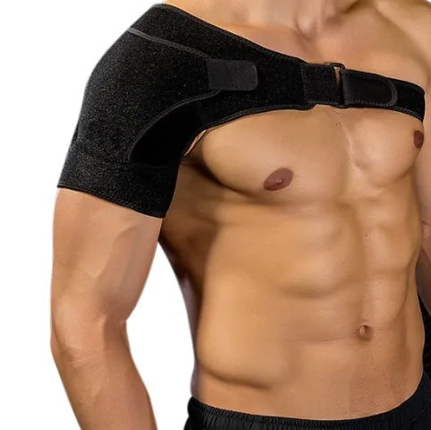 Shoulder Brace Support Compression Sleeve Reliefs Pain Dislocations And Injuries