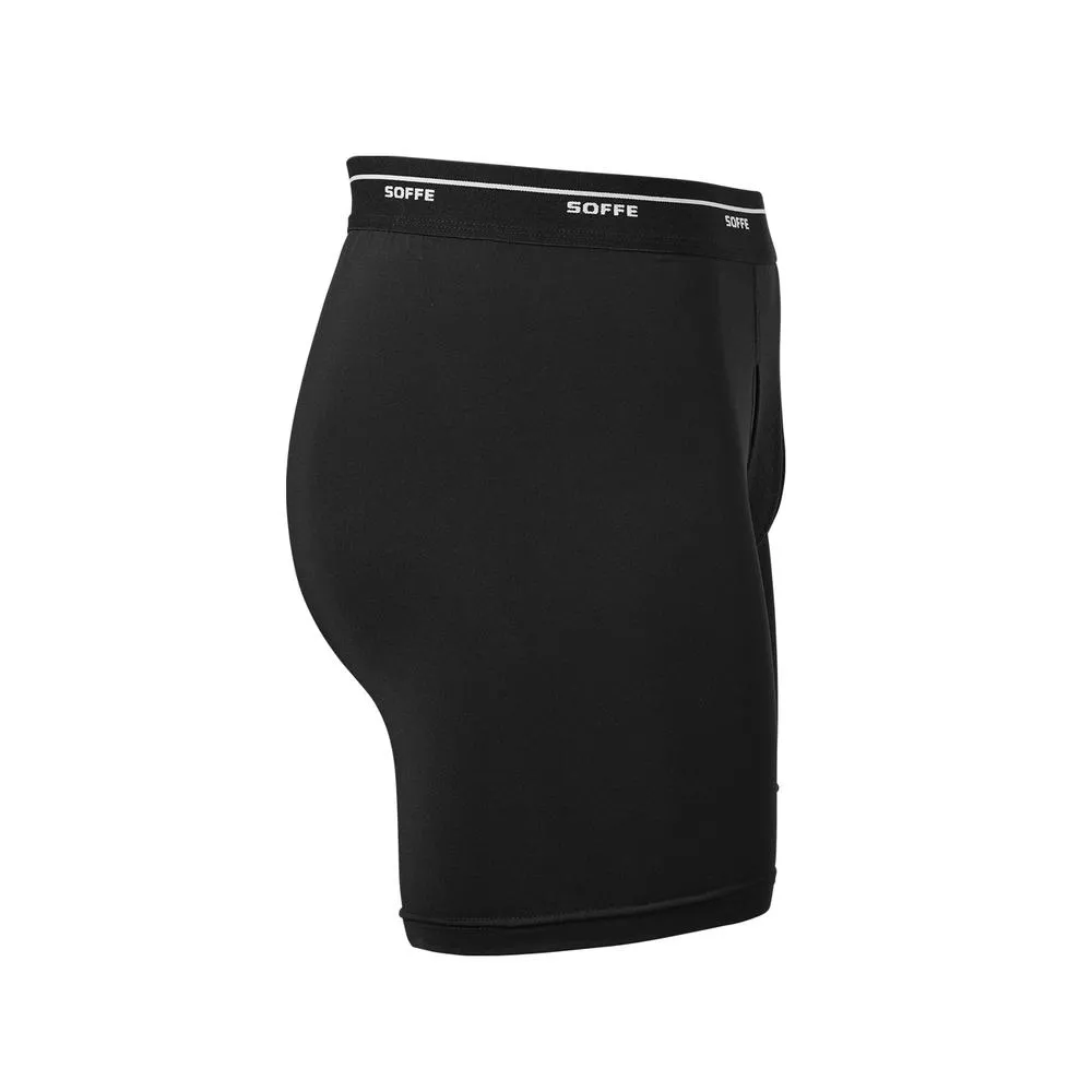 Soffe Men's Compression Boxer Brief - Black