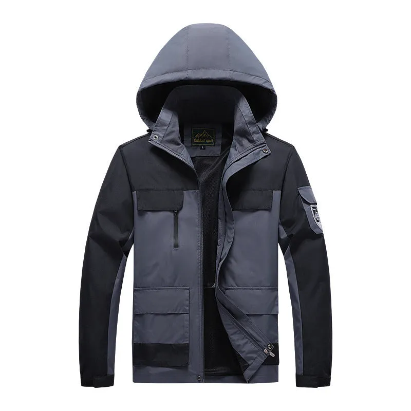 Sports And Leisure Hooded Hiking Jacket