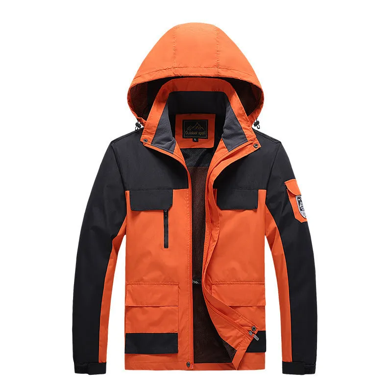 Sports And Leisure Hooded Hiking Jacket