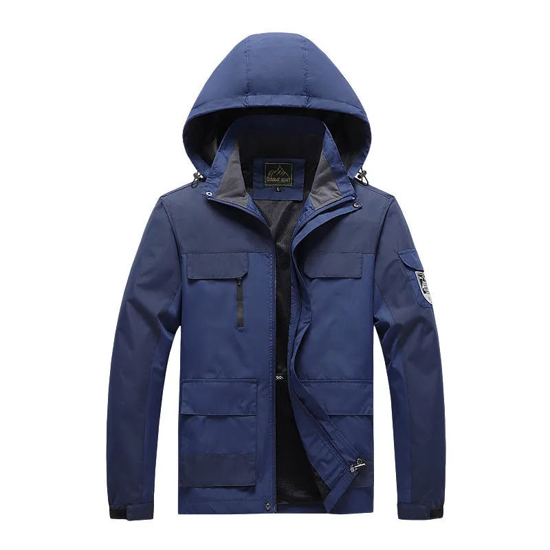 Sports And Leisure Hooded Hiking Jacket