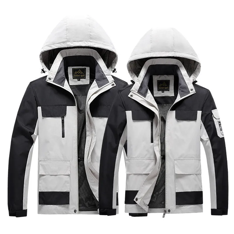 Sports And Leisure Hooded Hiking Jacket