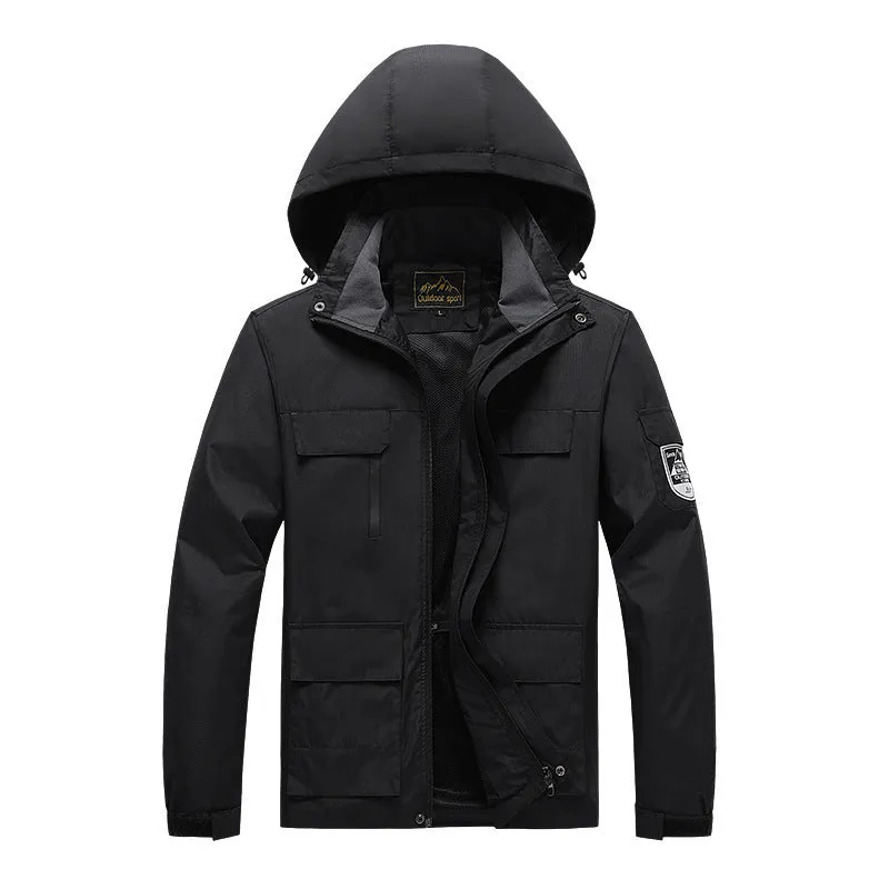 Sports And Leisure Hooded Hiking Jacket