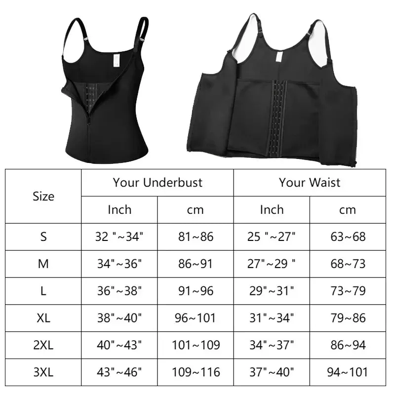 Sweat Waist Trainer Vest Slimming Corset for Weight Loss