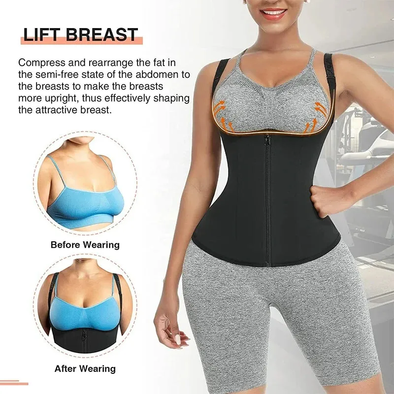 Sweat Waist Trainer Vest Slimming Corset for Weight Loss