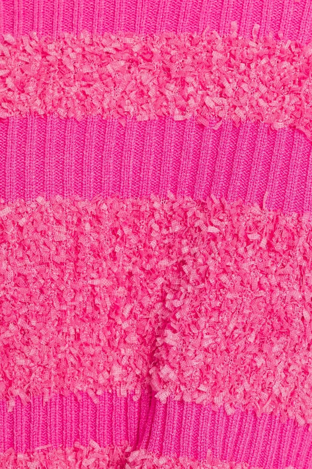 The Left On Read Pink Textured Sweater