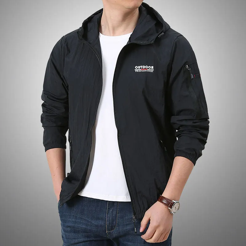 Thin Jacket Men Summer Outdoor Quick Dry Sun-Protective Jacket