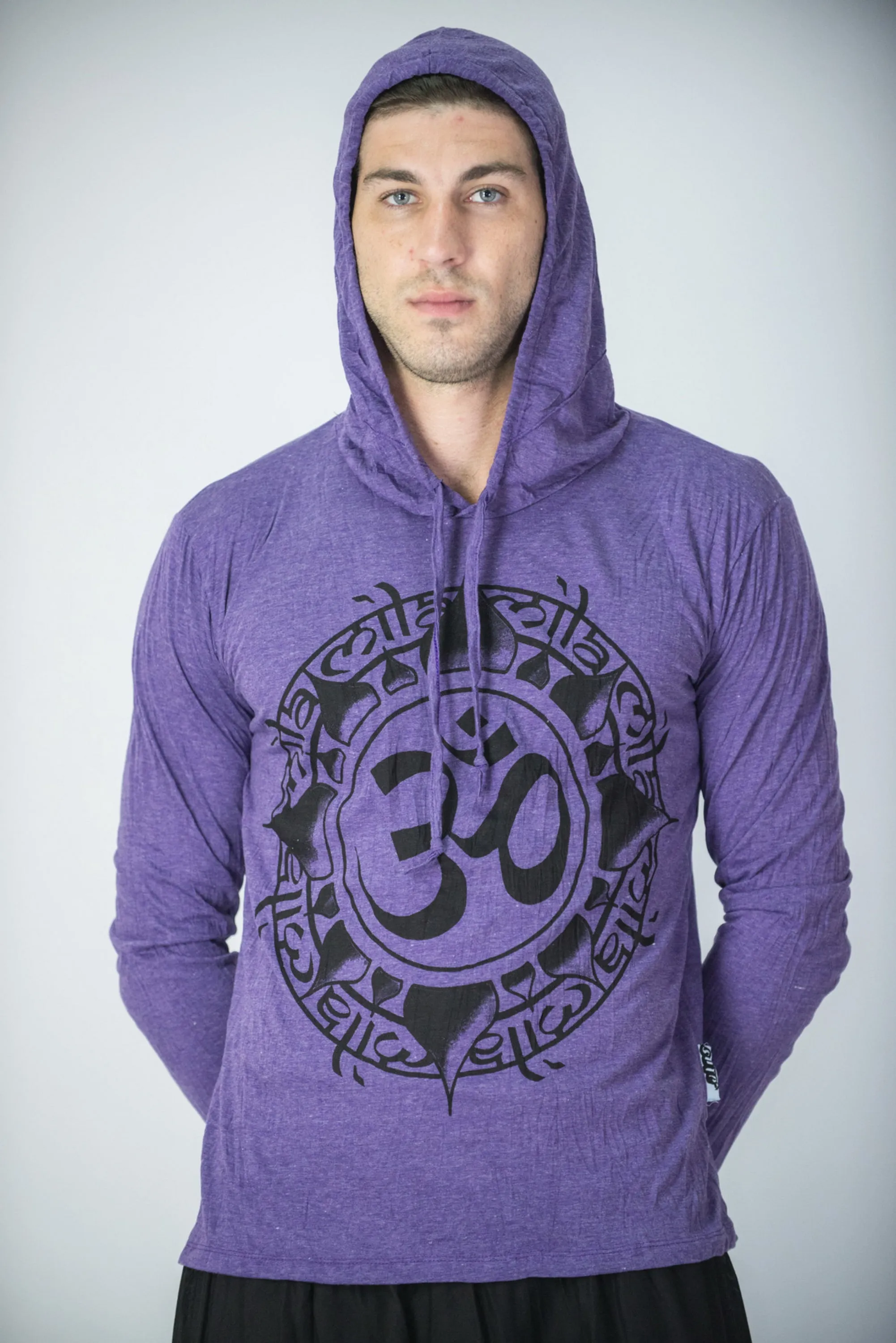 Unisex Infinitee Om Hoodie in Purple