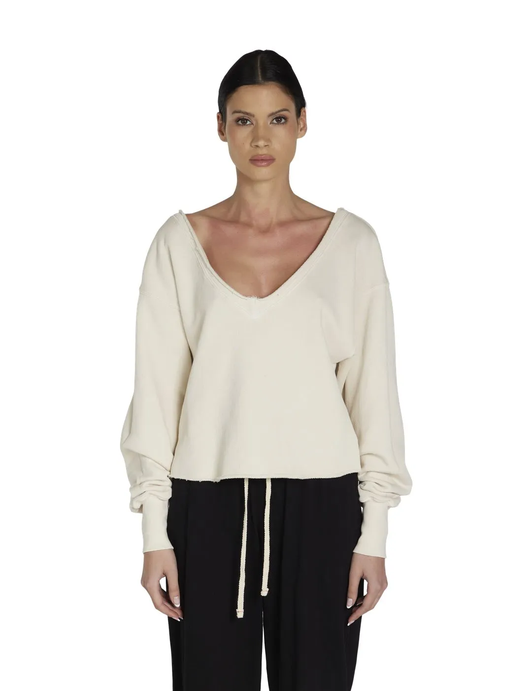 Veronica Double V Roll Neck