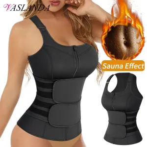 Waist Trainer Vest Corsets for Women Weight Loss Body Shaper Workout Tank Tops Shapeawear Sweat Sauna Suit Slimming Underwear