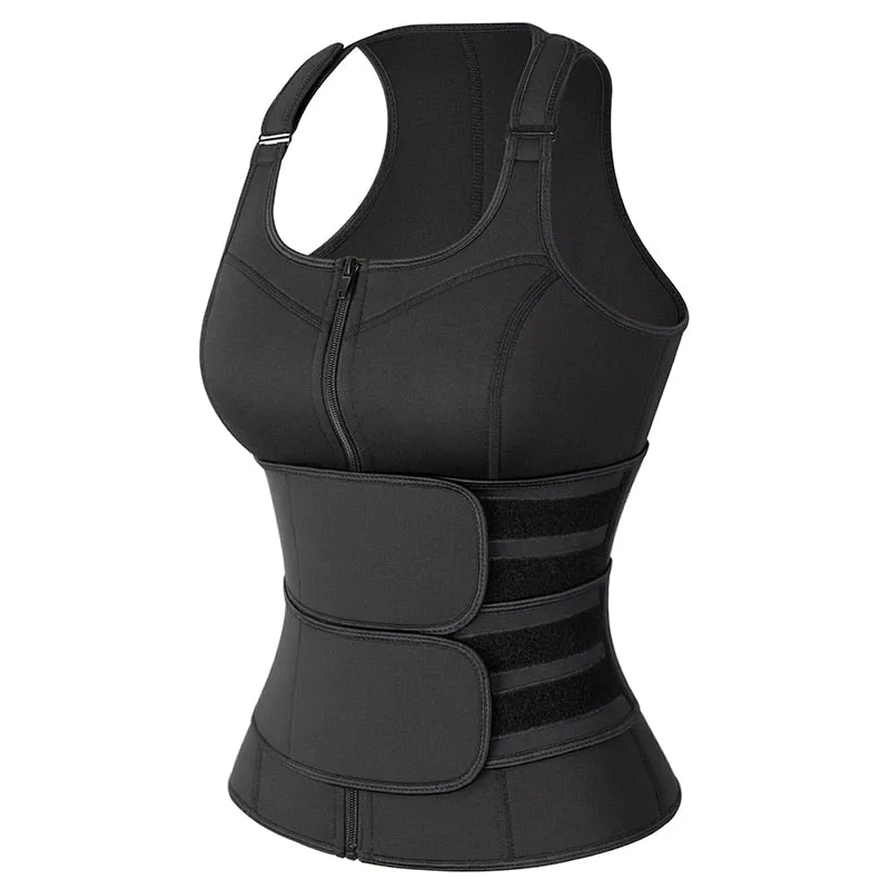 Waist Trainer Vest Corsets for Women Weight Loss Body Shaper Workout Tank Tops Shapeawear Sweat Sauna Suit Slimming Underwear