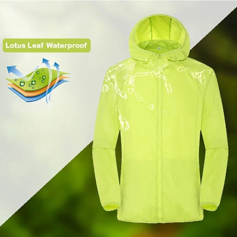 Wandern Jacke Wasserdicht Quick Dry Camping Jagd Kleidung Sun-Schutz Outdoor Sport Mäntel Anti UV Windjacke